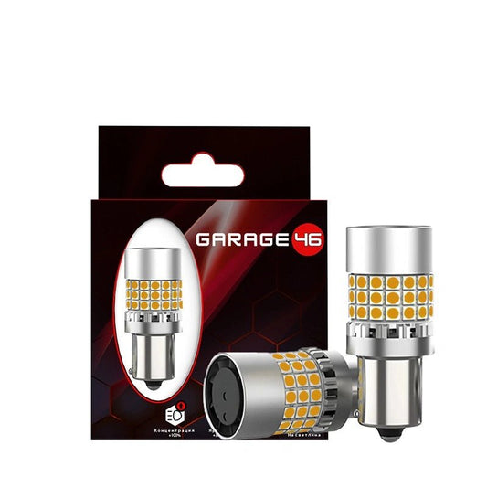 LED светлина за мигачи - BAU15S P21W Orange S1 - Garage46