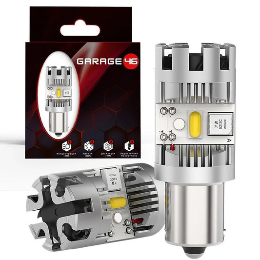 LED за дневни светлини - Т20 7440 W21W White S2 - Garage46