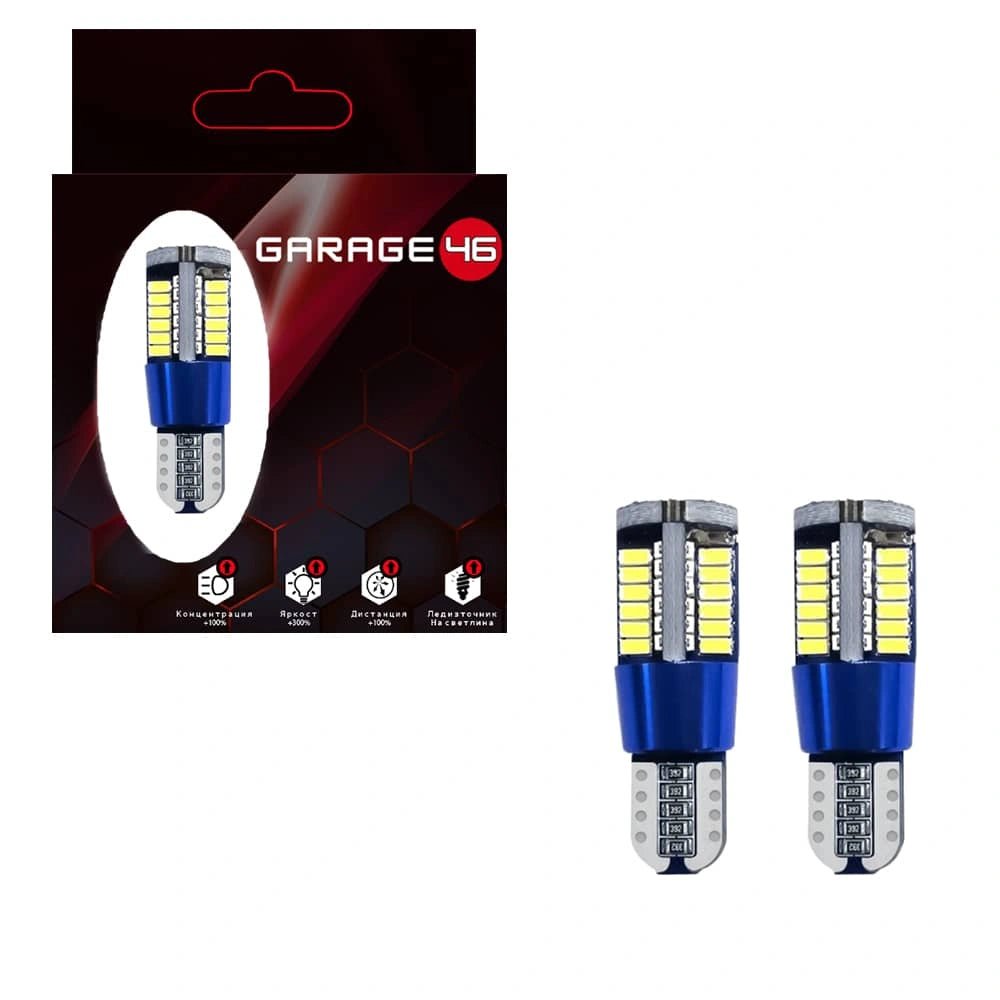 LED за габаритни светлини - Т10 W5W 24RB - Garage46